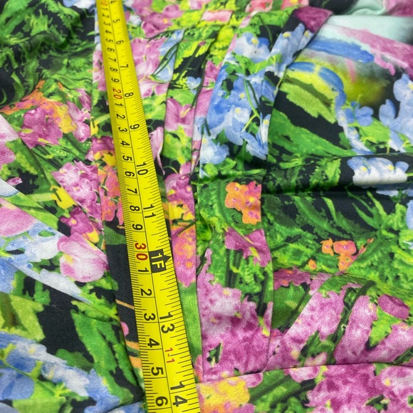 Zara | Floral Strapless Dress Large - Picture 8 of 13